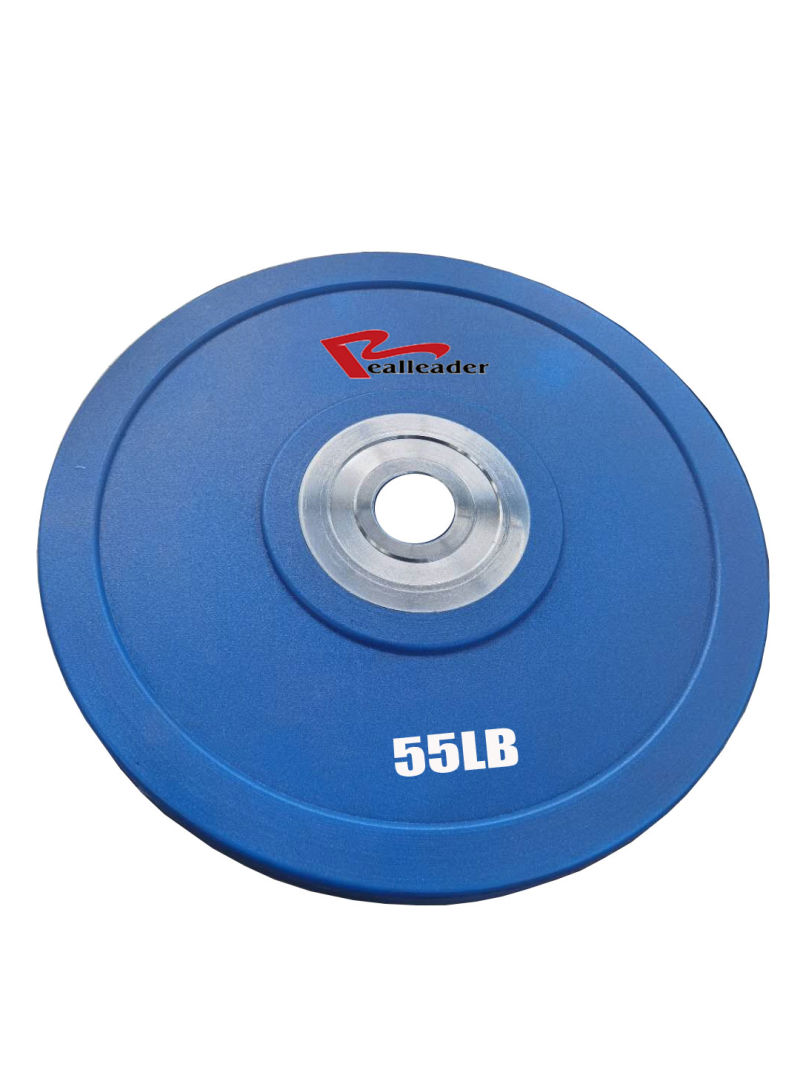 Gym Weight Lifting Power Rich Black Rubber Bumper Plate