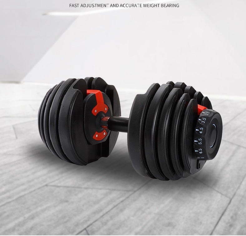 Wholesale Dropshipping 552 Smart 24kg Adjustable Dumbbells Fitness Equipment 52.5lb Adjustable Dumbbells