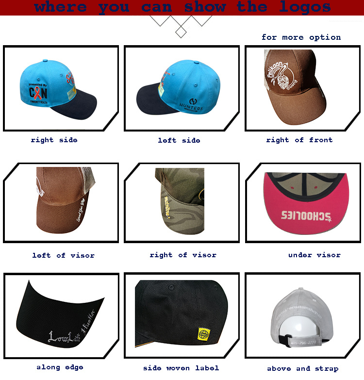 Customized Visor Hat Cotton Mesh Custom High Quality Sun Visors