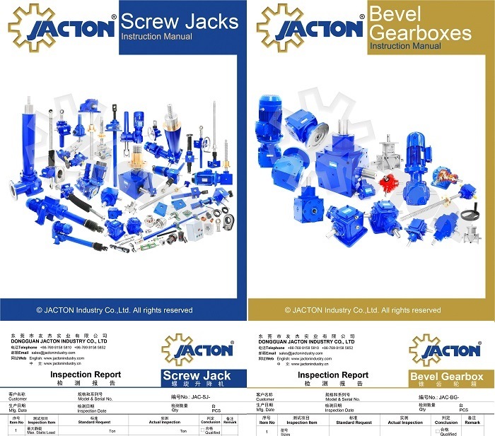 High Lifting Speed Bevel Gear Screw Jack for Lifting System