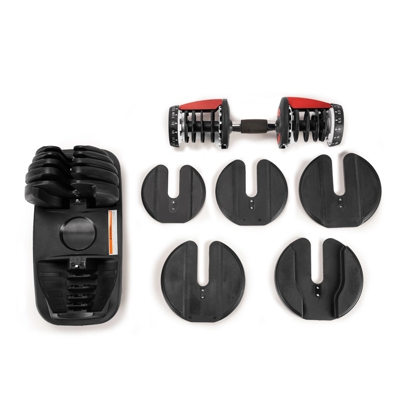 52.5 Lb 90lb Adjustable Dumbbell Set 24kg 40kg Dumbell Set