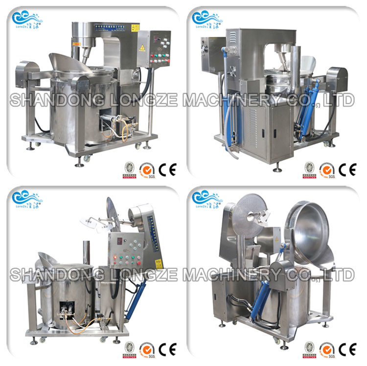 Stainless Steel LPG Commercial Popcorn Machine Approved by Ce SGS