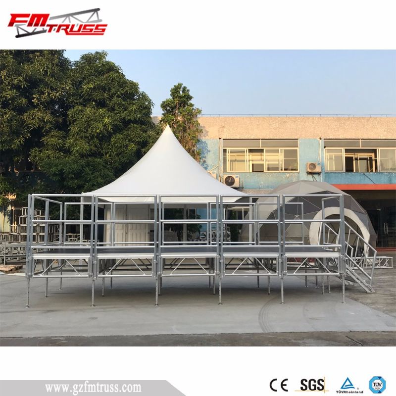 Easy Fast up Entertainment Stage Platform Adjustable Stage Truss Epquitment