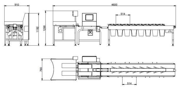 Cheap Online Automatic Weight Sorting Machine/Automatic Conveyor Weight Checker