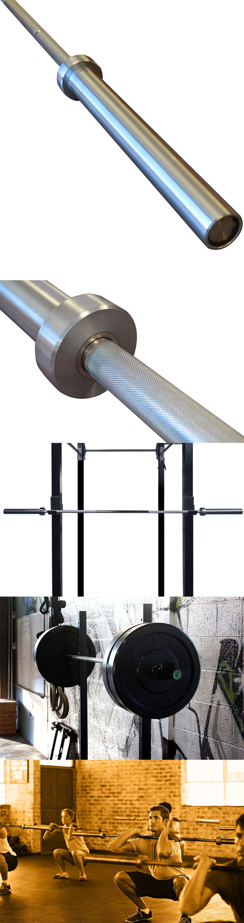 86inch Olympic Barbell Bar for Weightlifting and Power Lifting