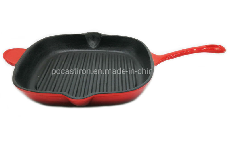 Enamel Cast Iron Grill /Griddle/Grill Pan/Griddle Plate/Griddle Pan