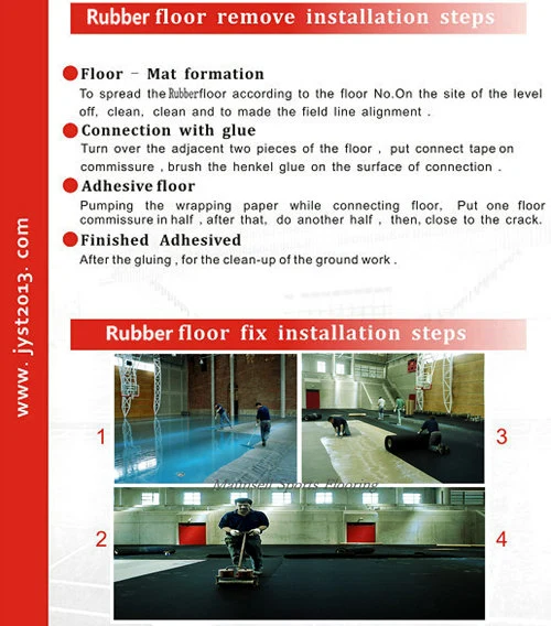 Colorful EPDM Rubber Gym Fitness Flooring Tiles