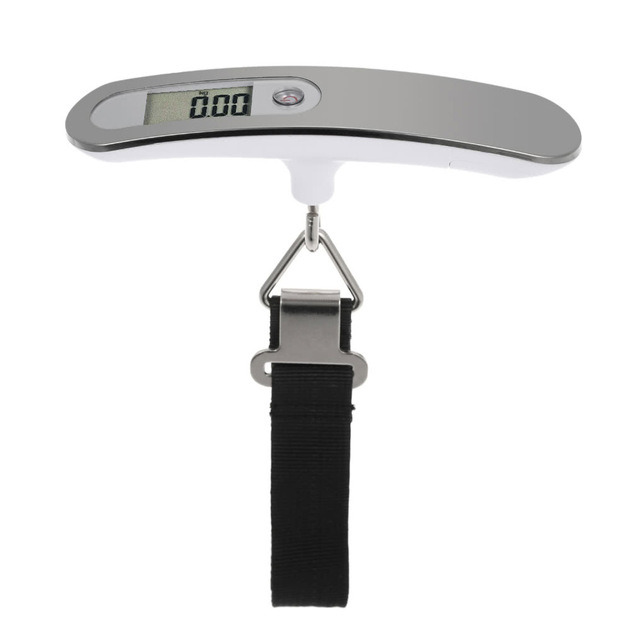 Portable 50kg/10g Digital Electronic Suitcase Travel Bag Hanging Scale