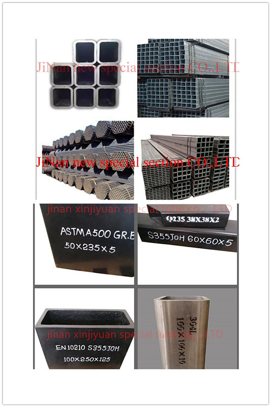 Modern Workshop Produce 200X200 mm Ms Iron Structure Steel Gi Ms Square Pipe