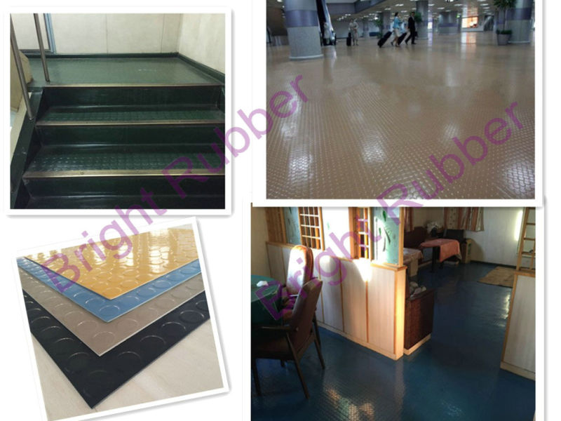 Professional Rubber Sheet, Gymnasium Rubber Flooring, Hotel Rubber Mat