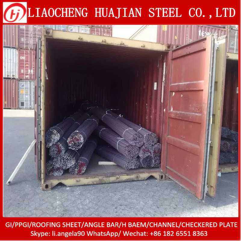 Building Material Deformed Reinforcing Steel Rebar Iron Rod Bar in Stock