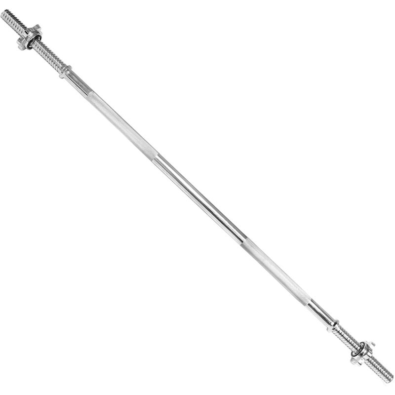 47 Inch 60 Inch 72 Inch 86 Inch Standard 1" Solid Weight Lifting Threaded Barbell Straight Bar