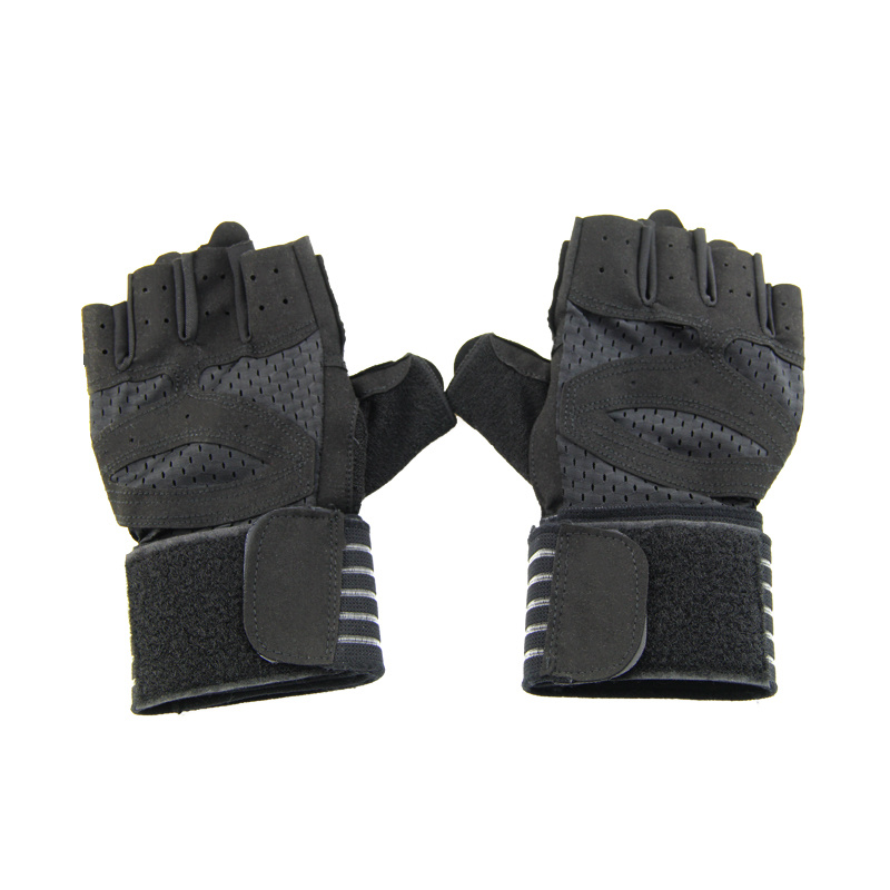 Breathable Half Finger Custom Logo Sports Gloves for Weight Lifting