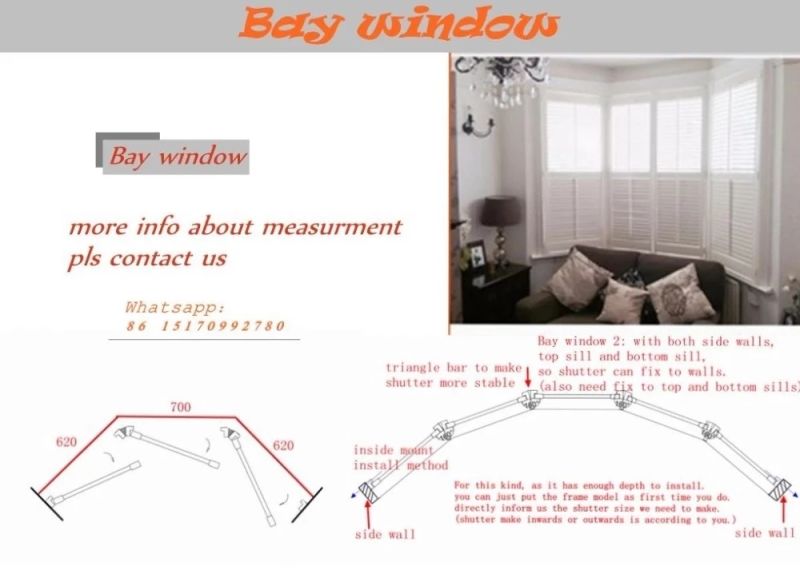 Decorative Adjustable Shutters, High Performance Window Shutters, Basswood Plantation Window Shutters