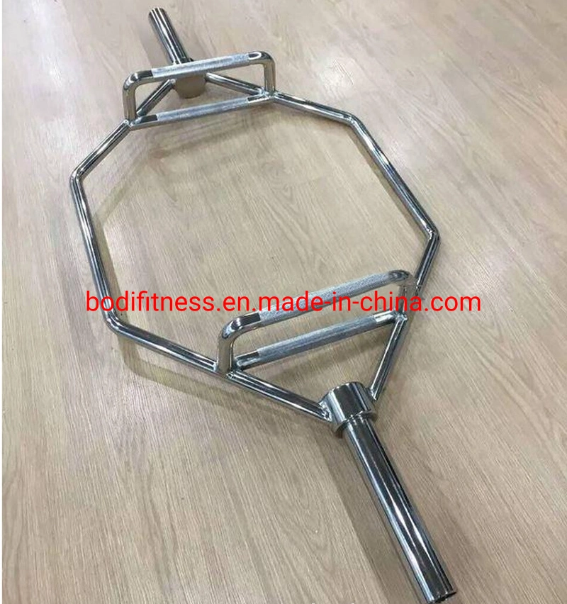 High Quality Home Fitness Training Standard Hex Trap Weightlifting Barbell Bar