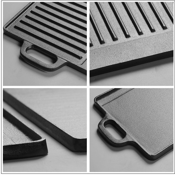 Da-LGP01 Cast Iron Grill Pan Griddles Grill Pans