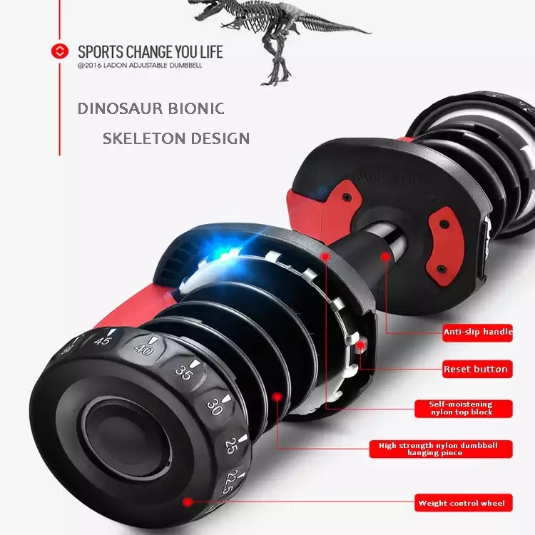 Weight Lifting Equipment Home Workout Dumbbell Set 24kg 52.5lbs Arm Trainging 40kgs 90lbs Weight