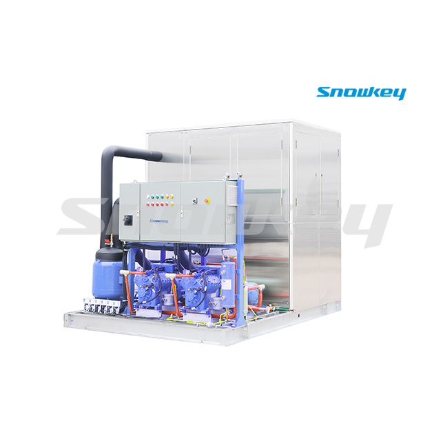 Snowkey Industrial Plate Ice Maker Machine for Concrete Cooling