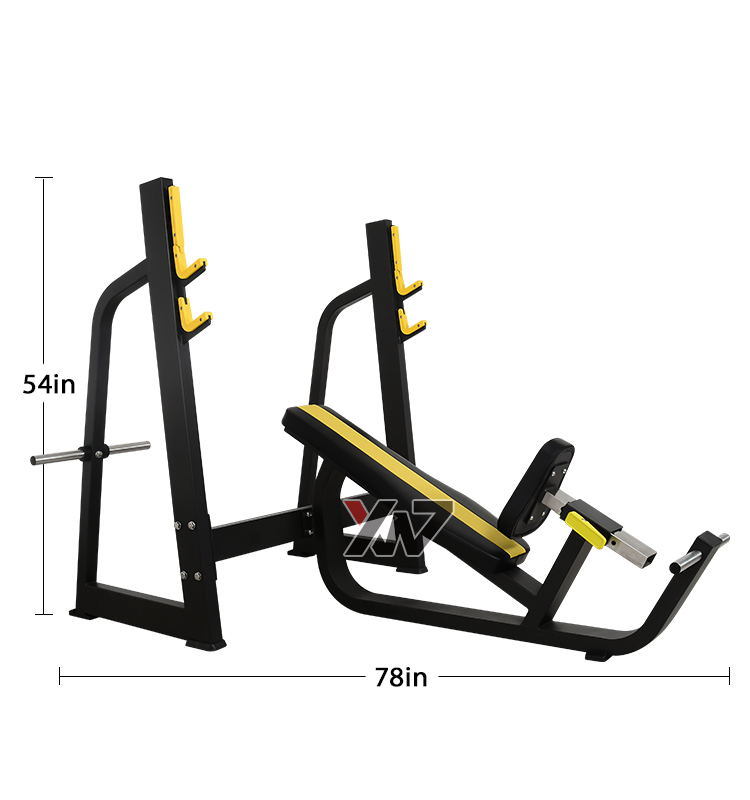 Factory Direct Sale Commercial Olympic Bench Yw-1611 Wt. Storaget Flat Bench