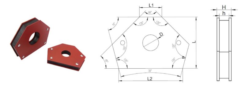 Arrow Welding Magnet Metal Working Tools and Equipment 45, 90, 135 Degree Angle Magnet 25 Lb Holder