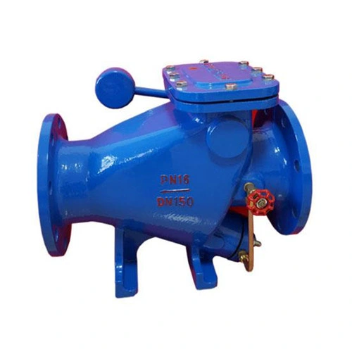 Hh4X Pn16 Cast Steel Ductile Iron Non Return Valve Swing Check Valve Counter Weight Check Valve