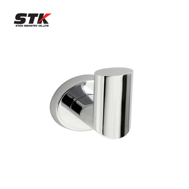 (ISO9001: 2008) Chromed Zinc/Zamak Robe Hooks for Bathroom Accessories