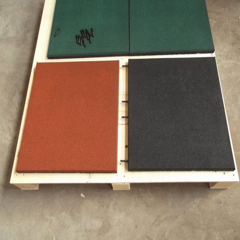 Dark Red Color Gym Tile Mat for Children Playground