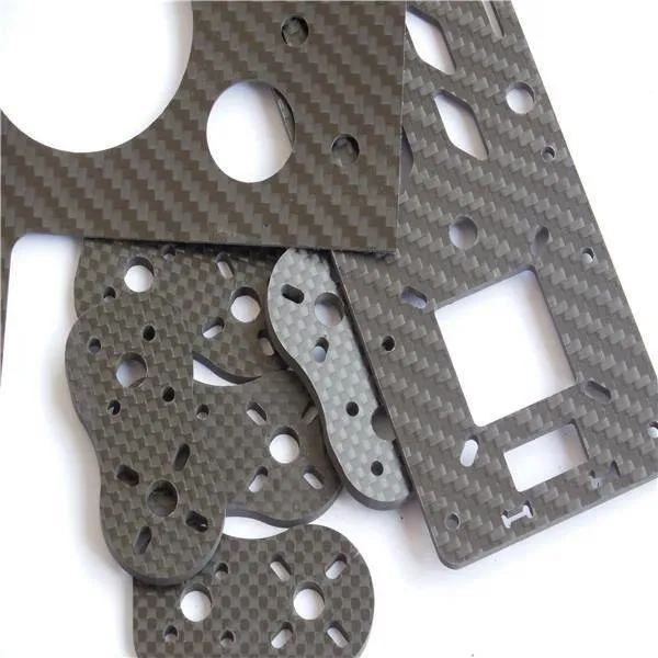 Professional Light Weight CNC 3K Carbon Fiber Plates for RC Cars Parts