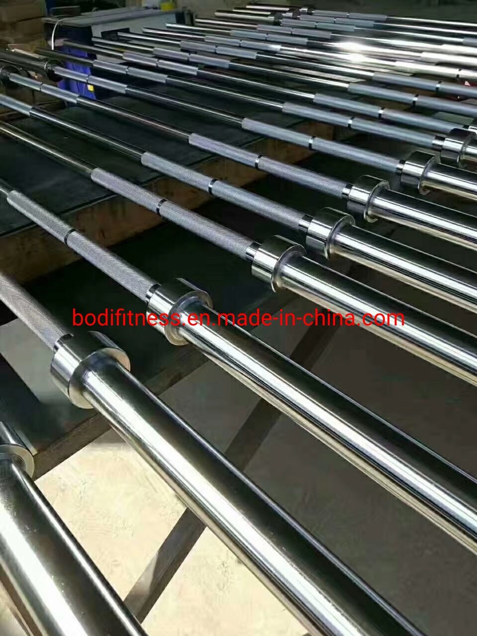 Hard Chrome Steel Gym Barbell Weight Lifting Ez Curl Bar