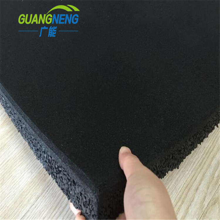 Crossfit Gym Rubber Flooring Mat, Playground Rubber Floor Tile