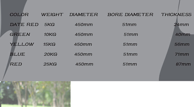 2021 Color Barbell Exercise Equipment