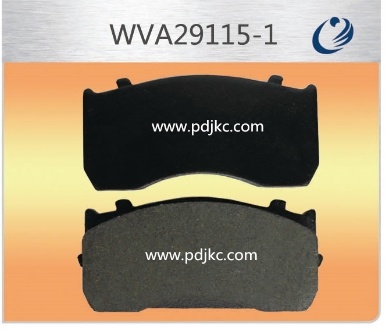 Cast Iron Back Plates Truck Brake Pads (WVA29115)