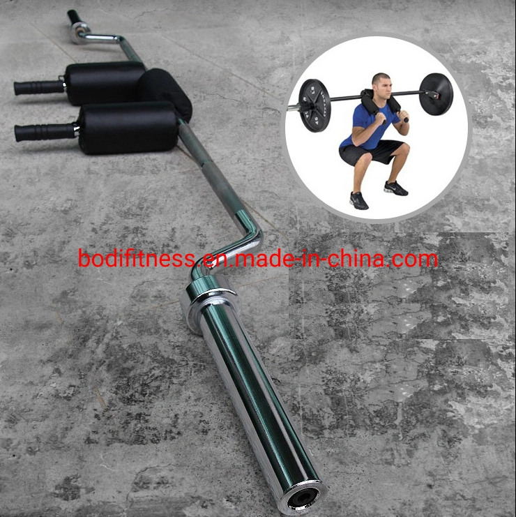 Gym Equipment Weight Lifting Barbell Black Swiss Bar Multi Grip Bar