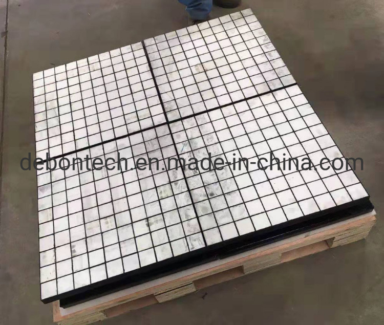 Special Wear Australian Ceramic Hexagonal Plate Conveyor Rubber Ceramic Liner