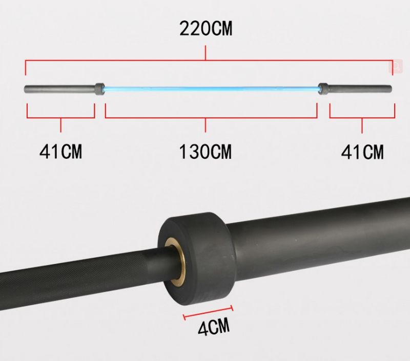 Colorful Barbell Bars 1500lbs Weightlifting Barbell Bar