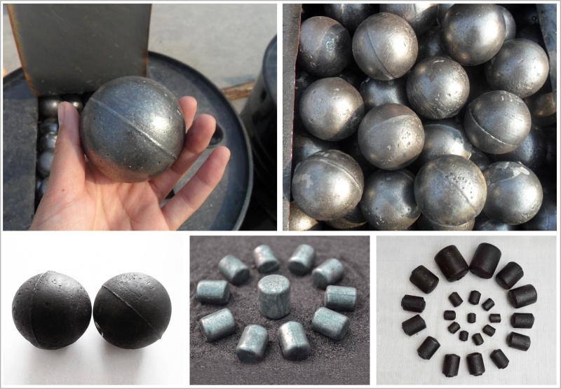 High Chrome and Low Chrome Cast Steel Ball for Cement Plant