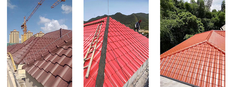 200*200mm Hot Sale Cheap Ceramic Spanish Roof for Villa