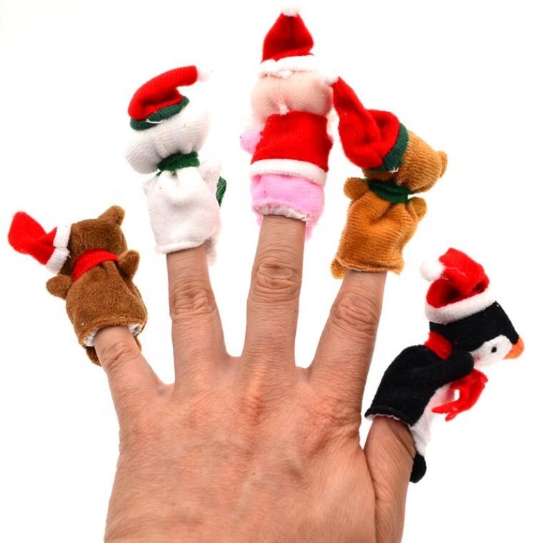 Hot Selling 5PCS/Set Plush Toy / Finger Puppet