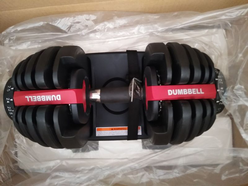 One Pair 52.5 Lbs Rubber Iron Adjustment Multiple Weight Dumbell Cheap 24kg Adjustable Dumbbell Set