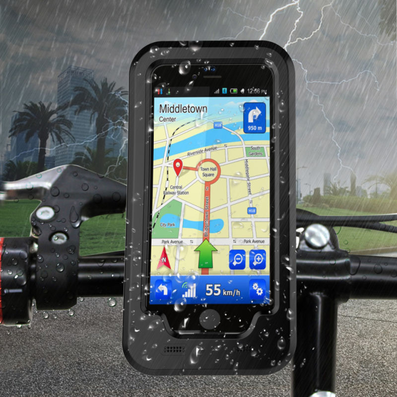 Waterproof Shockproof Motorcycle Handlebar Bike Holder for Phone