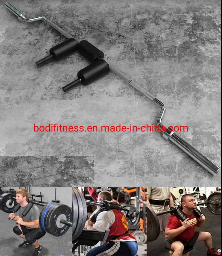 Weightlifting Fitness Gym Training Barbell Arch Safety Squat Bar