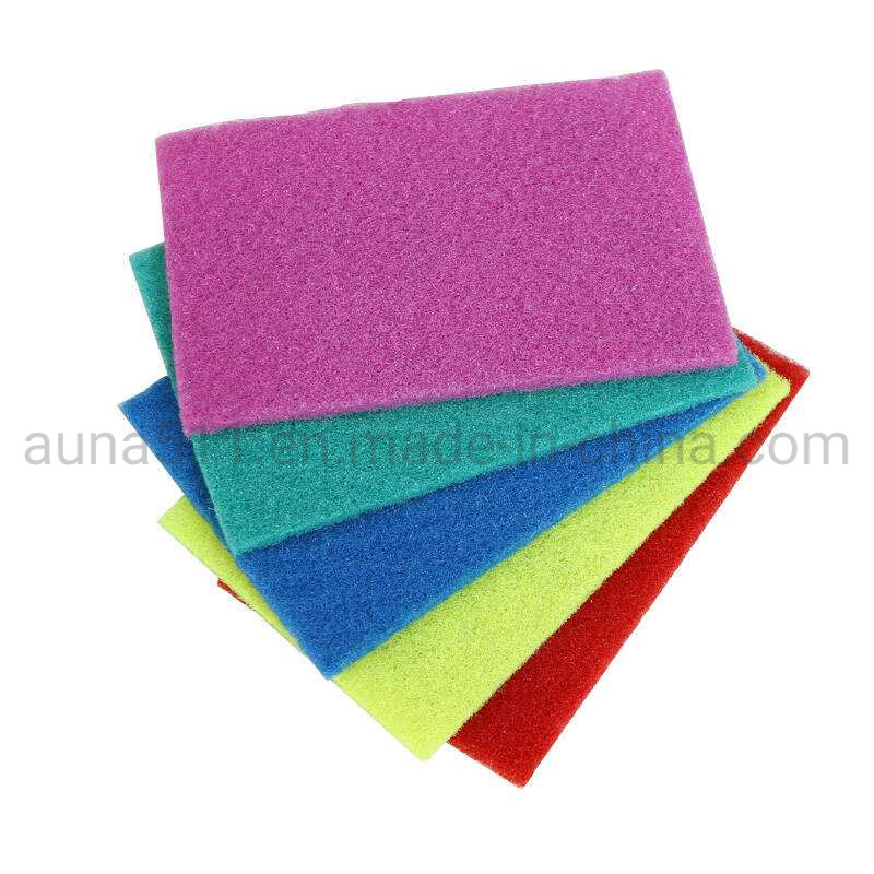 Kitchen Dish Cleaning Scouring Pad Colorful Sponge Pad