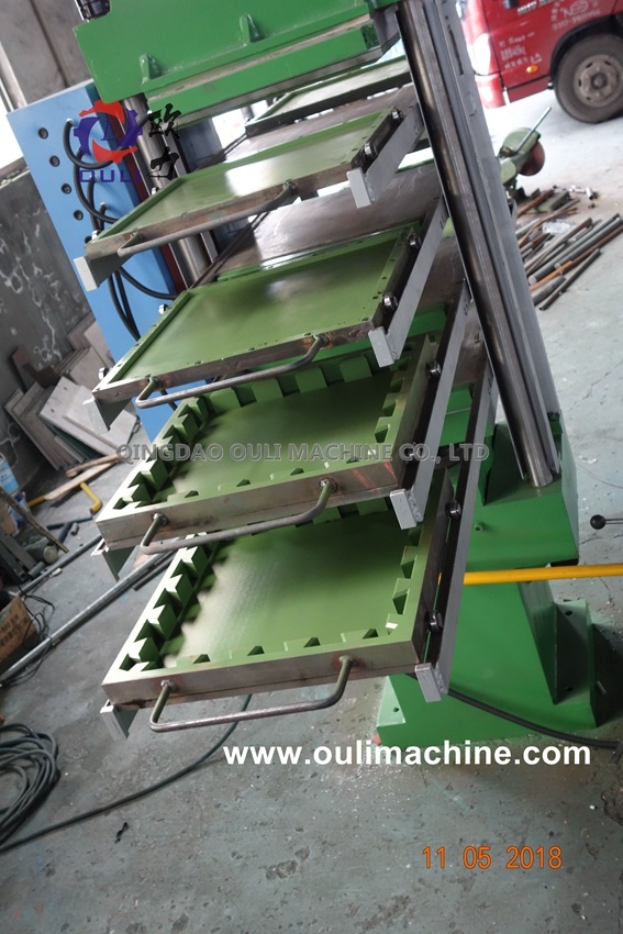 Ce/ISO Rubber Tiles Plate Vulcanizing Press/Rubber Speed Bump Molding Press