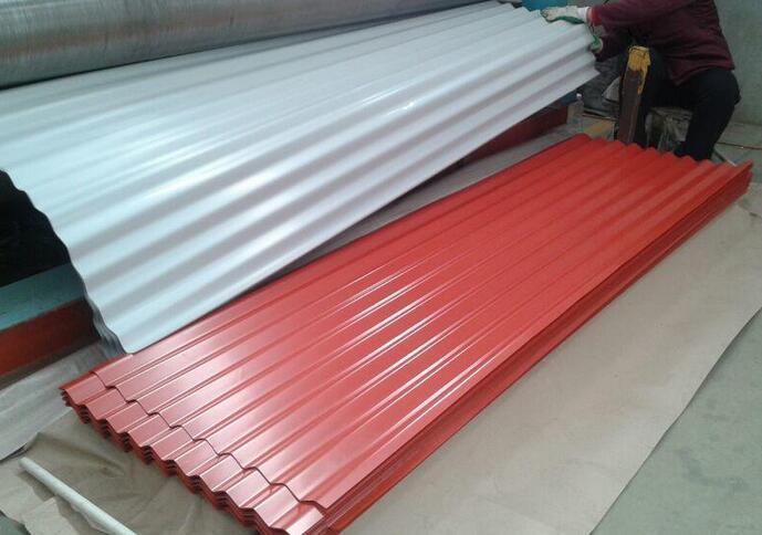 Lowes Price Sheet Metal Galvanized Corrugated Roofing Sheet Colored to Zambia