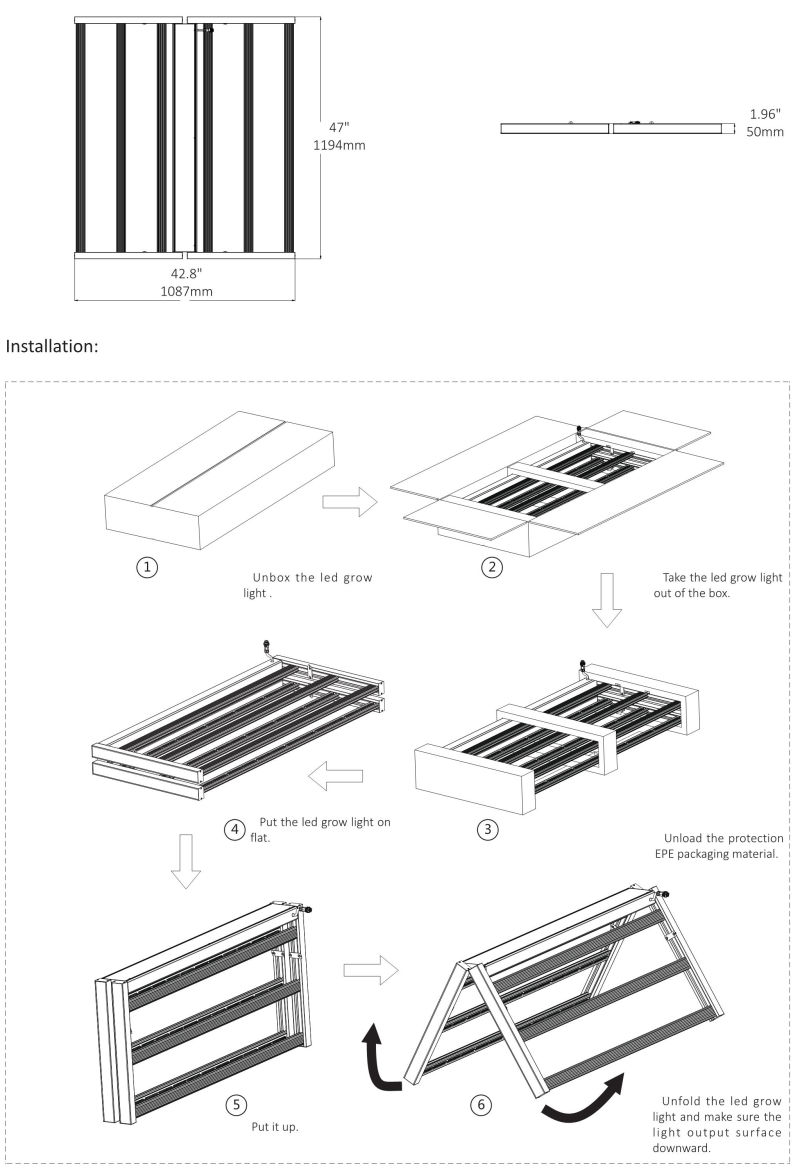 ETL Ce Listed Fluence Spydr 2p LED Grow Light with 6 Bars for Indoor Plants