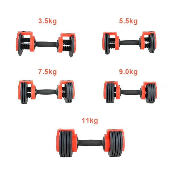 Factory Wholesale Fitness Training Device Adjustable Dumbbells Set with Stand