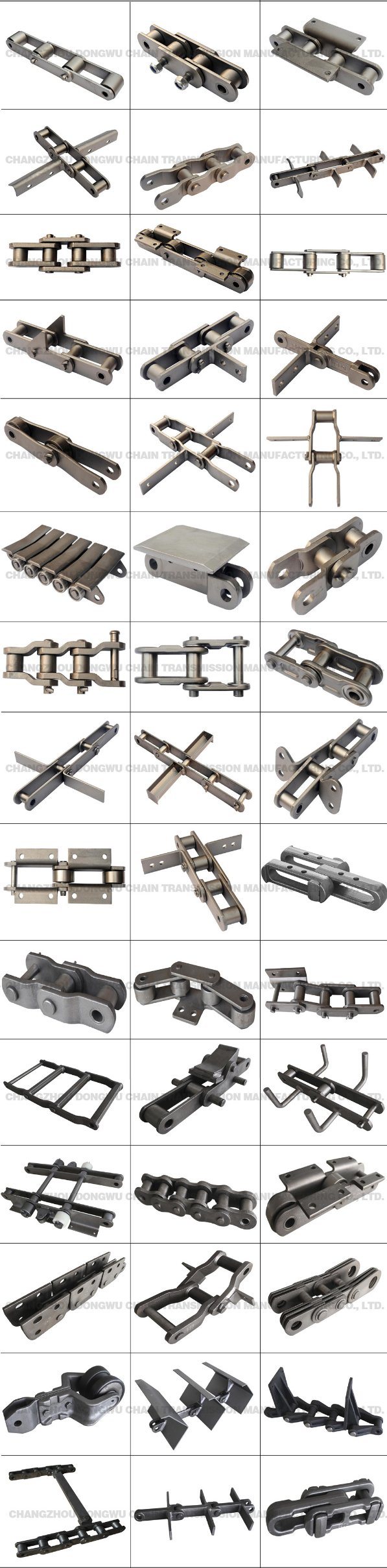 K2 Attachment Straight Sidebar Sugar Drive Conveyor Chain with ISO Approved