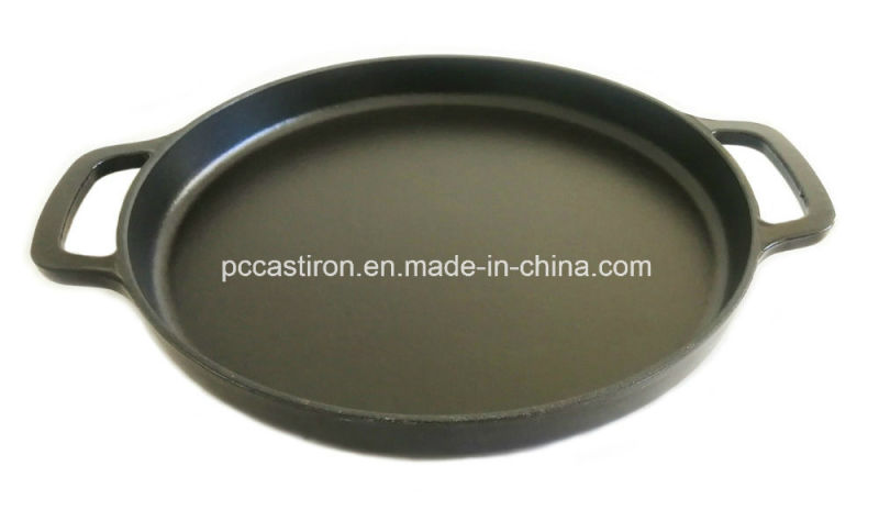 2019 Popular Cast Iron Griddle Plate Griddle Pan LFGB, FDA Approved