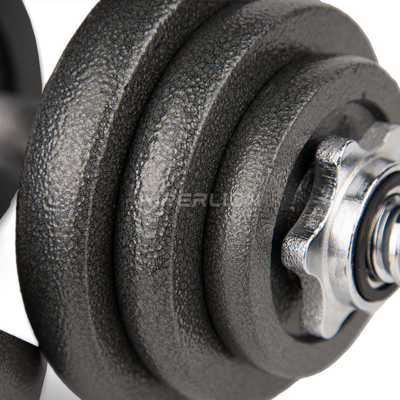 Buy Portable 20kg Lbs Pounds Cast Iron Adjustable Dumbbell Set