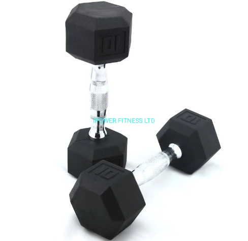 OEM Rubber Hex Dumbbell, ODM Hexagon Urethane Dumbbell, Customized Hex Dumbbell